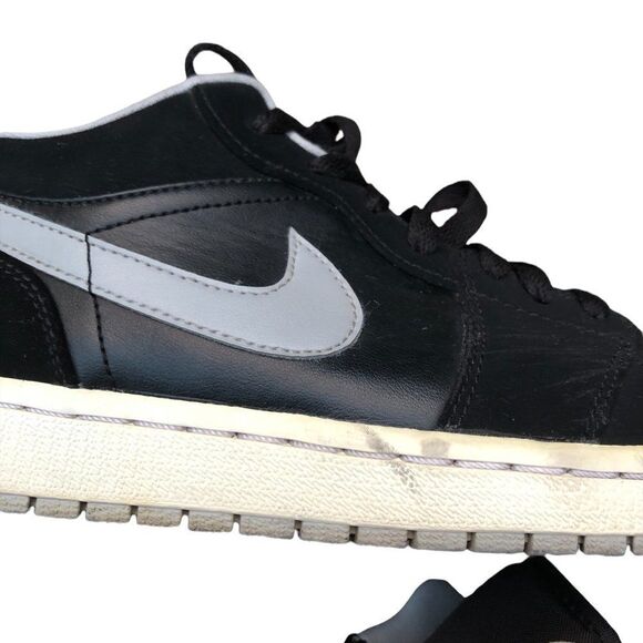RARE 2015 Nike Air Jordan 1 Low Black Wolf Grey Size 11 - Picture 12 of 15